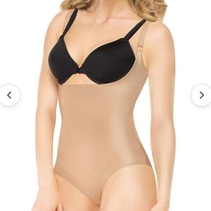 Assets By Spanx Tan Shapewear Bodysuit